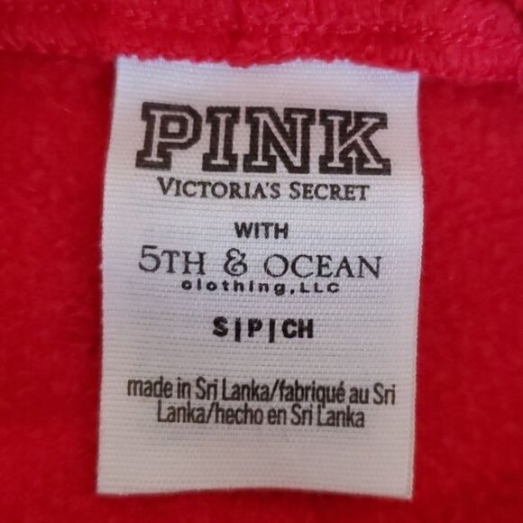 Pink Victoria's Secret University of Wisconsin Sweatshirt Hoodie WOMANS WOMENS S - Picture 6 of 11